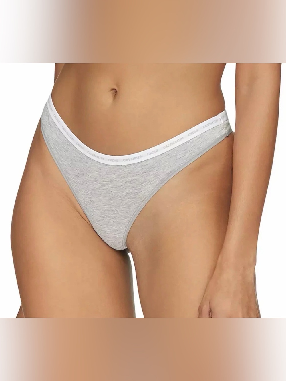 Calvin Klein CK One Thong Underwear XL  -Heather Gray-